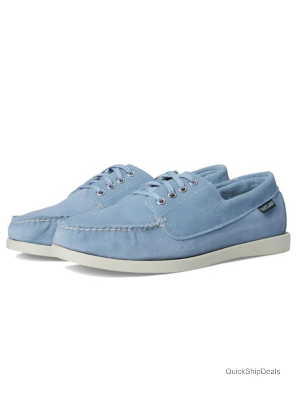 Women's Leather Camp Moc Shoes Lace Up Memory Foam